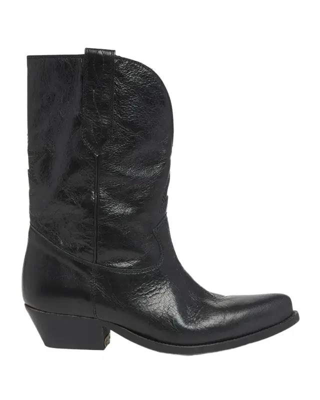 Golden Goose Wish Star Leather Cowboy Boots