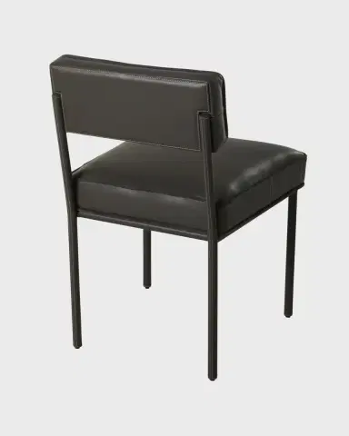 Arteriors Topanga Leather Dining Side Chair | Thumbnail 6 Arteriors Topanga Leather Dining Side Chair | Thumbnail 6