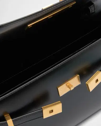 Saint Laurent Manhattan Small Shoulder Bag in Smooth Leather | Thumbnail 3 Saint Laurent Manhattan Small Shoulder Bag in Smooth Leather | Thumbnail 3