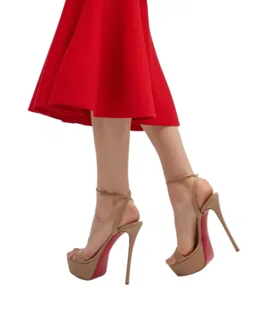 Christian Louboutin 150mm Loubi Queen Platform Sandals | Thumbnail 1