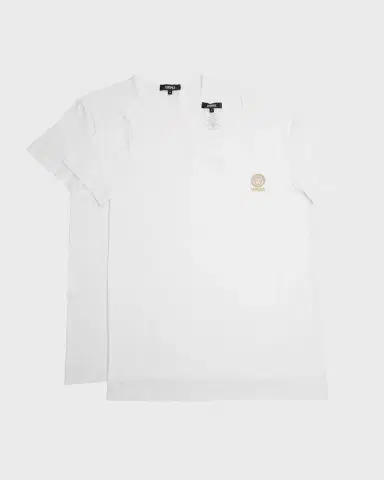Versace Men's 2-Pack Cotton Logo T-Shirts | Thumbnail 3