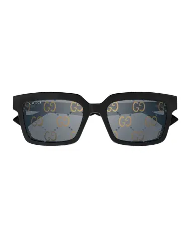 Gucci Men's Acetate Rectangle Sunglasses with GG Lens | Thumbnail 1