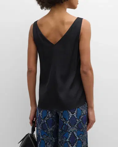 Kobi Halperin Sailor Sleeveless V-Neck Blouse | Thumbnail 2