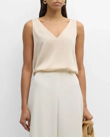 Kobi Halperin Sailor Sleeveless V-Neck Blouse | Thumbnail 14