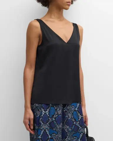 Kobi Halperin Sailor Sleeveless V-Neck Blouse | Thumbnail 3