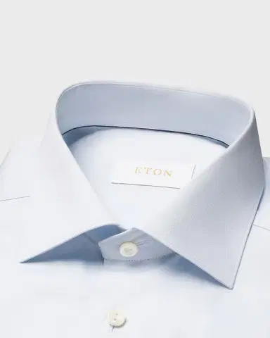 Eton Men's Slim Fit Elevated Twill Shirt | Thumbnail 3