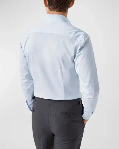 Eton Men's Slim Fit Elevated Twill Shirt | Thumbnail 4