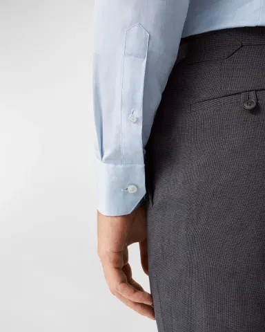 Eton Men's Slim Fit Elevated Twill Shirt | Thumbnail 5