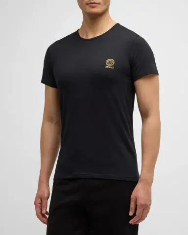 Versace Men's Medusa Jersey T-Shirt | Thumbnail 4