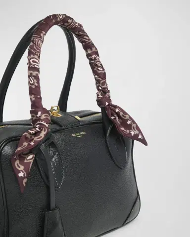 Golden Goose Vita Zip Goat Leather Top-Handle Bag | Thumbnail 12