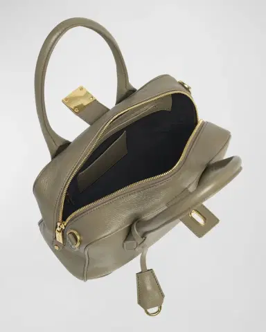 Golden Goose Vita Zip Goat Leather Top-Handle Bag | Thumbnail 15