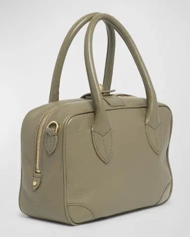Golden Goose Vita Zip Goat Leather Top-Handle Bag | Thumbnail 18
