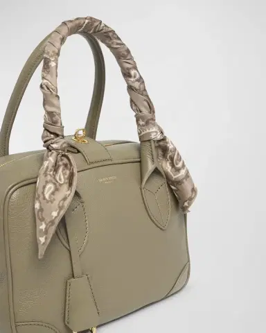 Golden Goose Vita Zip Goat Leather Top-Handle Bag | Thumbnail 19
