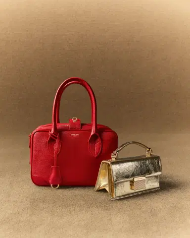 Golden Goose Vita Zip Goat Leather Top-Handle Bag | Thumbnail 4