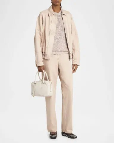 Golden Goose Vita Zip Goat Leather Top-Handle Bag | Thumbnail 5