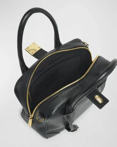 Golden Goose Vita Zip Goat Leather Top-Handle Bag | Thumbnail 8