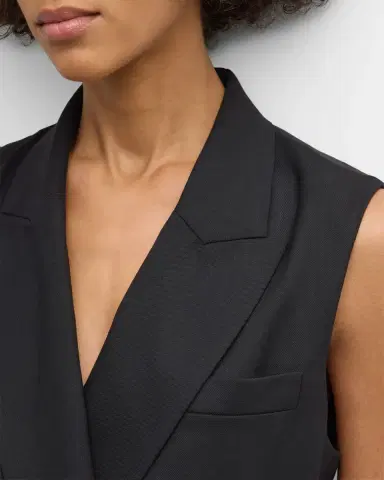Argent Belted Double-Breasted Seasonless Wool Vest | Thumbnail 5 Argent Belted Double-Breasted Seasonless Wool Vest | Thumbnail 5