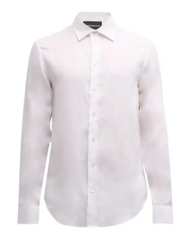 Emporio Armani Men 's Linen Sport Shirt