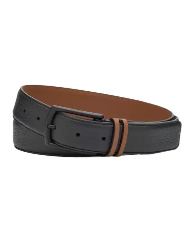 Zegna Men's Grained Calfskin Belt | Thumbnail 1