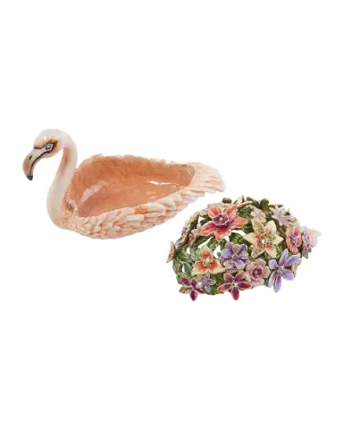 Jay Strongwater Floral Flamingo Box | Thumbnail 1