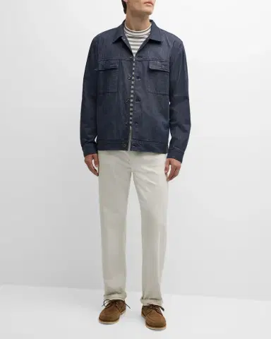 Rodd & Gunn Men's Little Valley Chambray Trucker Jacket | Thumbnail 2 Rodd & Gunn Men's Little Valley Chambray Trucker Jacket | Thumbnail 2