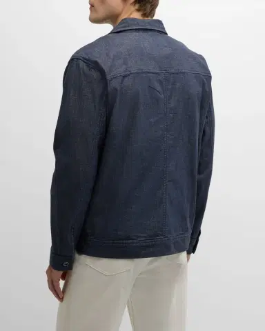 Rodd & Gunn Men's Little Valley Chambray Trucker Jacket | Thumbnail 3 Rodd & Gunn Men's Little Valley Chambray Trucker Jacket | Thumbnail 3