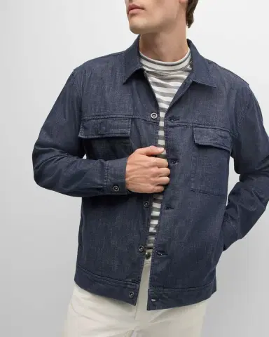 Rodd & Gunn Men's Little Valley Chambray Trucker Jacket | Thumbnail 6 Rodd & Gunn Men's Little Valley Chambray Trucker Jacket | Thumbnail 6