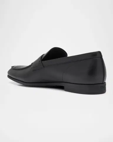 Tod's Men's Stamped-Logo Leather Penny Loafers | Thumbnail 3 Tod's Men's Stamped-Logo Leather Penny Loafers | Thumbnail 3