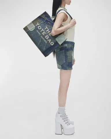 Marc Jacobs The Deconstructed Denim Large Tote Bag | Thumbnail 2