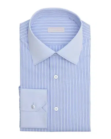 Stefano Ricci Men's Cotton Tonal Stripe Dress Shirt | Thumbnail 1