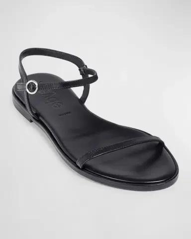 Aeyde Nettie Leather Ankle-Strap Sandals | Thumbnail 2