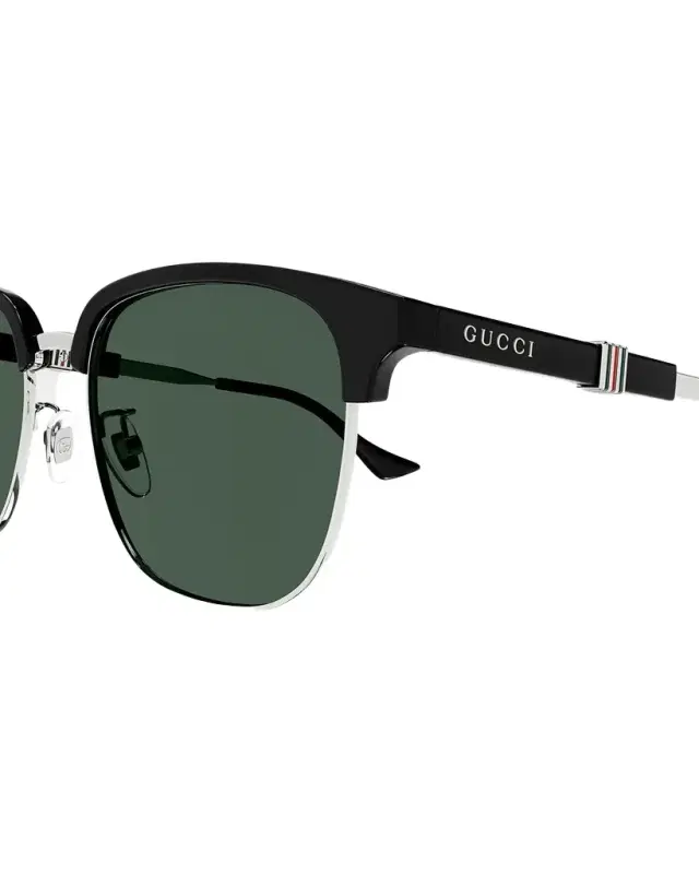 Men 's Metal and Acetate Square Sunglasses