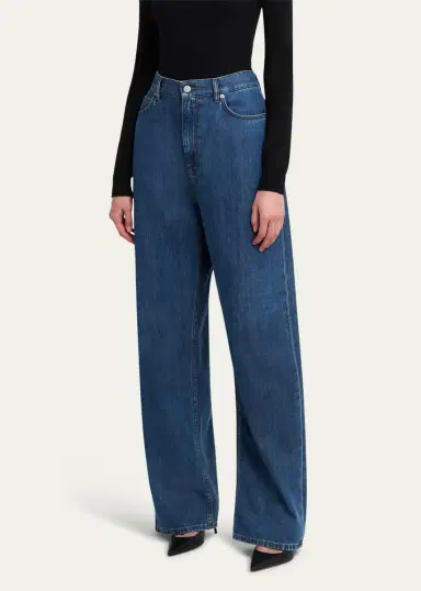 Valentino Garavani Wide-Leg Denim Jeans | Thumbnail 4 Valentino Garavani Wide-Leg Denim Jeans | Thumbnail 4