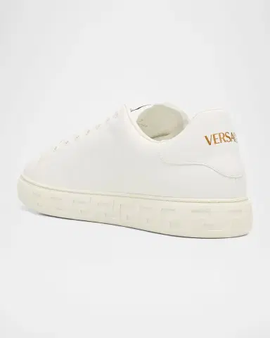 Versace Men's Greca Low-Top Sneakers | Thumbnail 3 Versace Men's Greca Low-Top Sneakers | Thumbnail 3