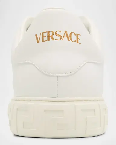 Versace Men's Greca Low-Top Sneakers | Thumbnail 4 Versace Men's Greca Low-Top Sneakers | Thumbnail 4