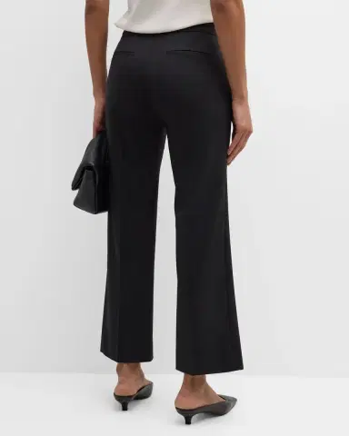 Argent Cropped Kick-Flare Seasonless Wool Trousers | Thumbnail 6