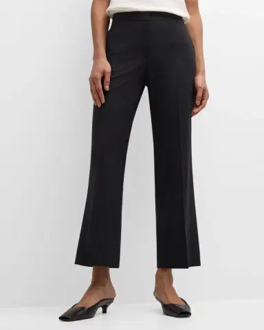 Argent Cropped Kick-Flare Seasonless Wool Trousers | Thumbnail 7