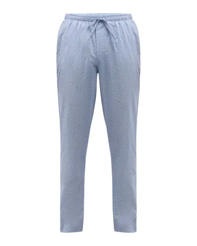 Zimmerli Men 's Long Geo-Print Cotton Pants