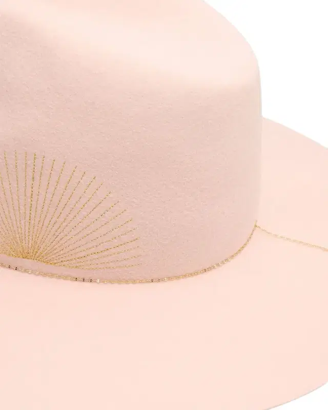 Basile Chained Merino Wool Fedora