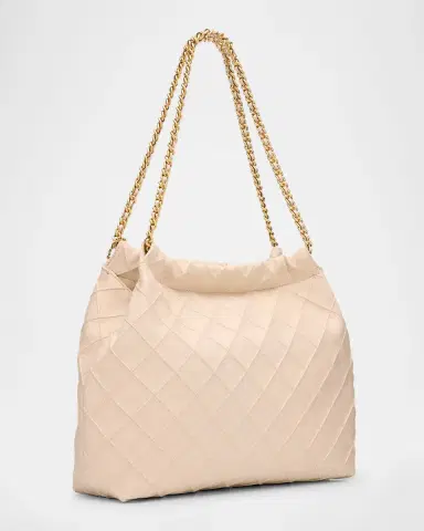 Tory Burch Fleming Drawstring Leather Hobo Bag | Thumbnail 4 Tory Burch Fleming Drawstring Leather Hobo Bag | Thumbnail 4