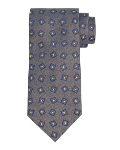 Charvet Men's Square-Print Silk Tie | Thumbnail 1