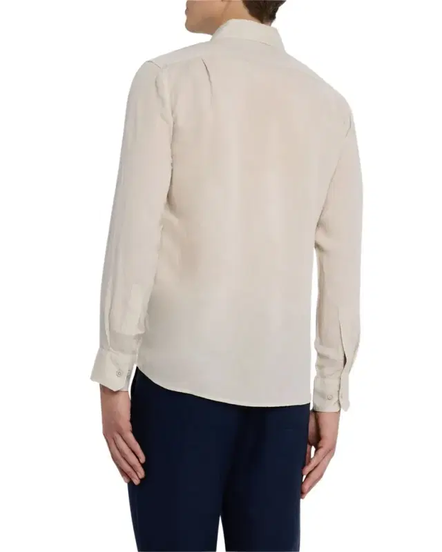 Men 's Air Linen Casual Button-Down Shirt