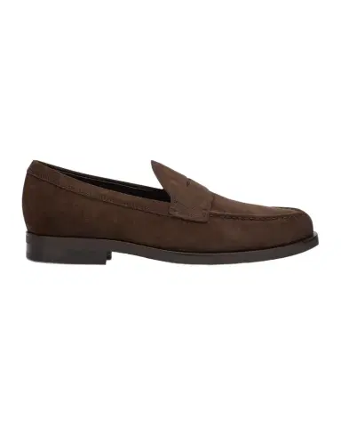 Tod's Men's Suede Mocassin Penny Loafers | Thumbnail 1