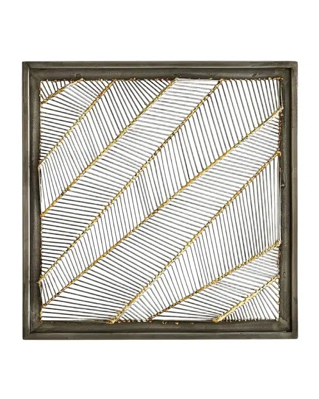 Global Views Flair Wall Panel - Natural Iron/Smokey Bronze
