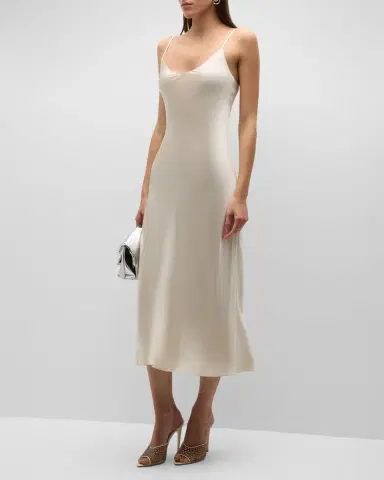Sablyn Taylor Silk Slip Dress | Thumbnail 3 Sablyn Taylor Silk Slip Dress | Thumbnail 3