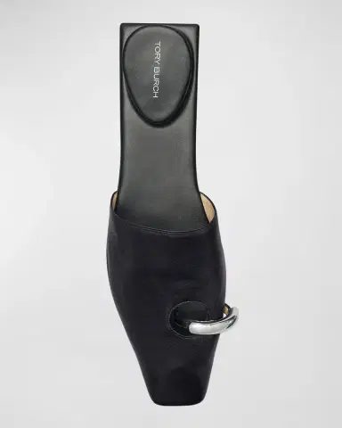 Tory Burch Leather Toe-Ring Ballerina Mules | Thumbnail 4 Tory Burch Leather Toe-Ring Ballerina Mules | Thumbnail 4