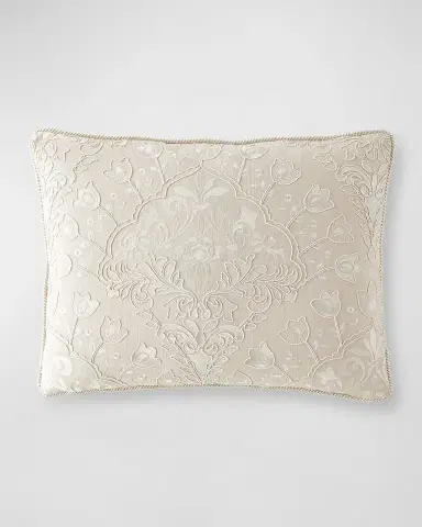 Austin Horn Collection Tulip Embroidered 3-Piece Comforter, Queen | Thumbnail 2 Austin Horn Collection Tulip Embroidered 3-Piece Comforter, Queen | Thumbnail 2