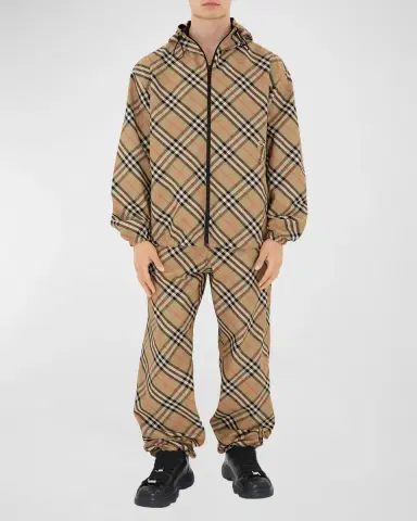 Burberry Men's Pull-On Check Trousers | Thumbnail 2 Burberry Men's Pull-On Check Trousers | Thumbnail 2