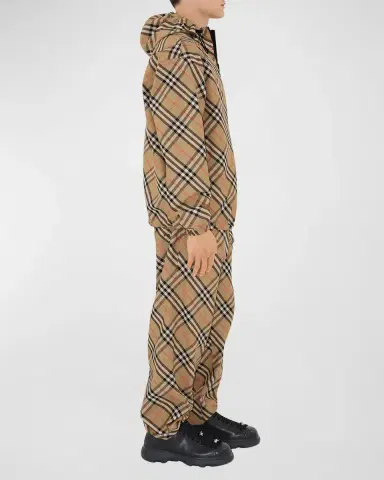 Burberry Men's Pull-On Check Trousers | Thumbnail 6 Burberry Men's Pull-On Check Trousers | Thumbnail 6