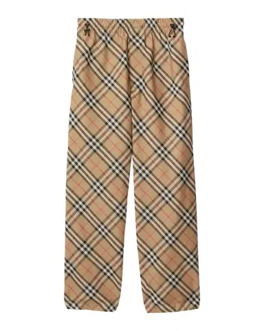 Burberry Men's Pull-On Check Trousers | Thumbnail 1 Burberry Men's Pull-On Check Trousers | Thumbnail 1